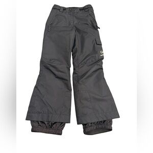 ROSSIGNOL Kids Youth Ski Snowboarding Pants, Size 10, Black